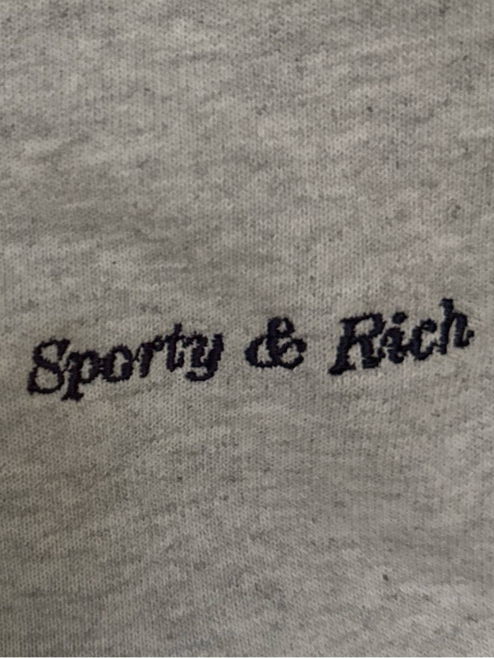 Sporty & Rich Vintage Light Gray Sweatpants
